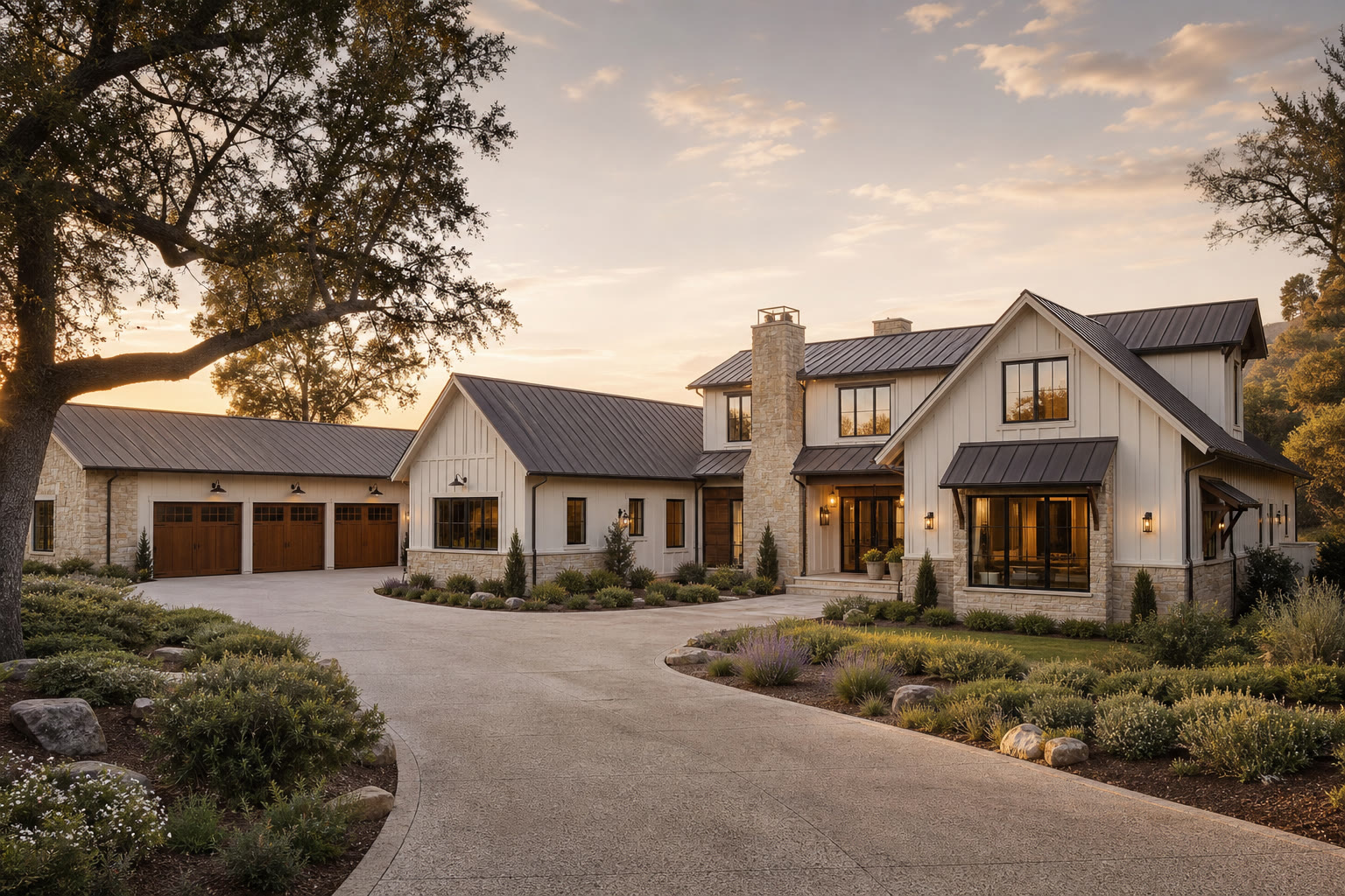 Concept: modern farmhouse custom home